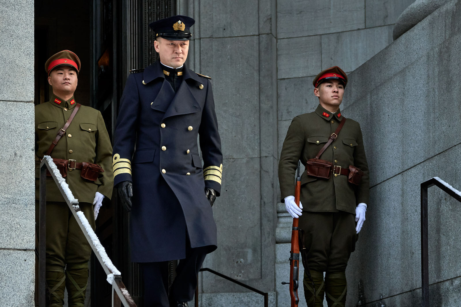 Tadanobu Asano stars as ‘Rear Admiral Tamon Yamaguchi’ in MIDWAY. L